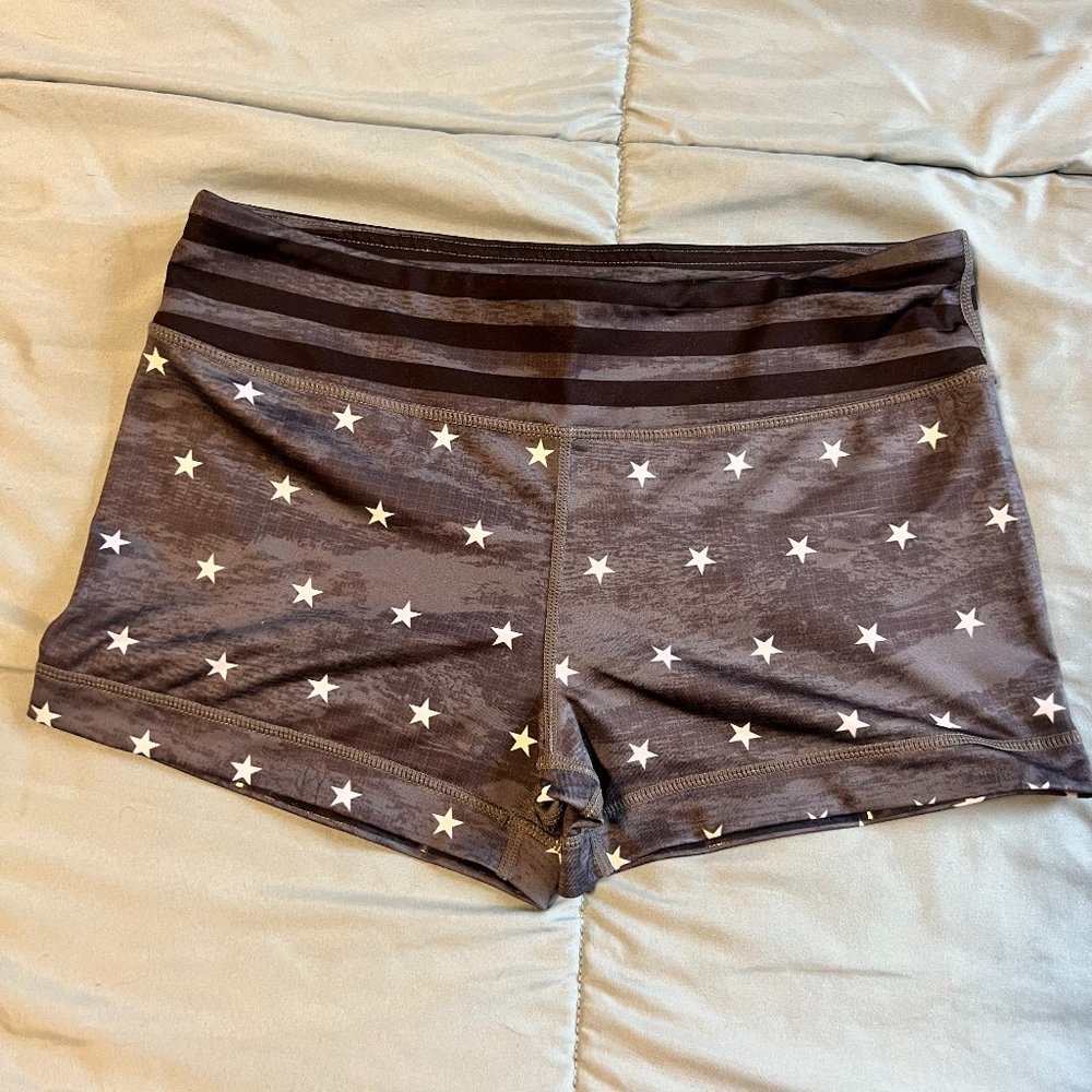 IAB No-Ride Shorts Vintage Stars & Stripes Charcoal Blue - L / Vintage Charcoal